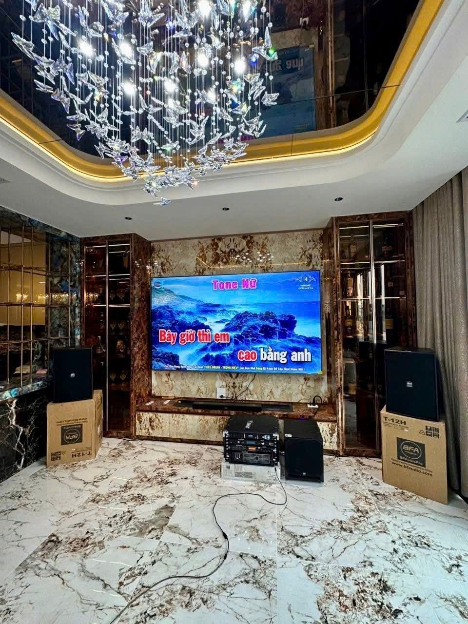 Phòng karaoke gia đình cao cấp